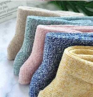 Women's Korean-Style Medium Thick Warm Cotton Socks